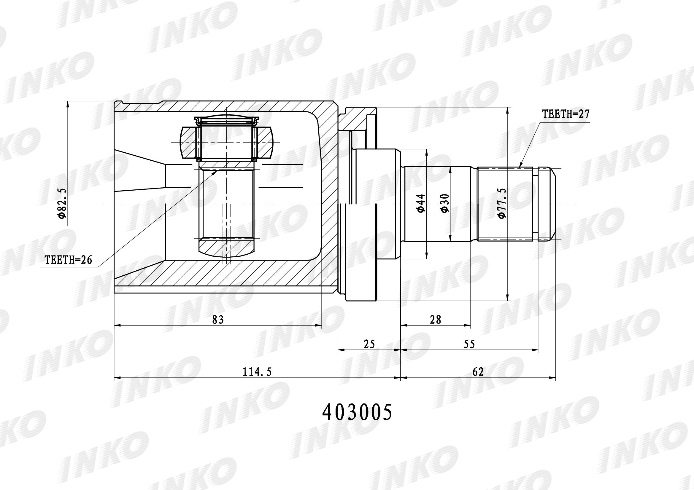 Рукав 16 50-26-485-06сп. 27 26 06. Asva mz14 шрус наруж 19x52x24. Asva hy002a44 шрус внешний. Шрус внешний 27/26 inko 307068.