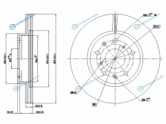 ST-55311-79J01 Диск тормозной перед SUZUKI SX4 1.51.6 06-
