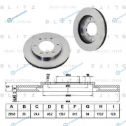 BS0169 Диск тормозной