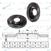 BS0322 Диск тормозной
