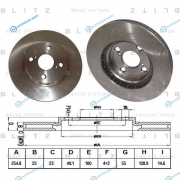 BS0180 Диск тормозной
