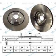 BS0375 Диск тормозной