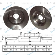 BS0279 Диск тормозной