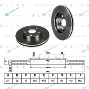 BS0346 Диск тормозной