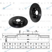 BS0291 Диск тормозной