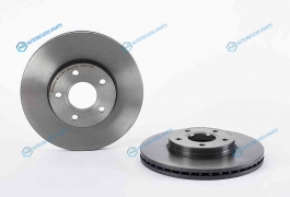 9946411 09946411 Диск тормозной пер. вент. BREMBO (кратность 2 шт)