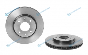 09A14841 Диск тормозной пер. вент. BREMBO (кратность 2 шт)