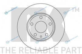 202263 Диск тормозной зад.NK(кратность 2 шт)