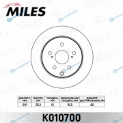 K010700 Диск тормозной TOYOTA RAV 4 III 06- задний D281мм. (TRW DF4829) K010700