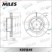 K001649 Диск тормозной TOYOTA LAND CRUISER 200 передний вент. D340мм (TRW DF6239S) K001649