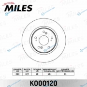 K000120 Диск тормозной HONDA CR-V III 2.0-2.4 07- передний (TRW DF4857S) K000120