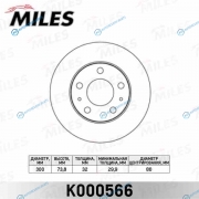 K000566 Диск тормозной CITROEN JUMPERFIAT DUCATOPEUGEOT BOXER 06-передний вент.D300мм (TRW DF4751S) K000566