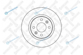 6020-3939-SX_диск тормозной!| Renault Logan 1.4|1.6 04> F