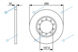 0 986 479 390_диск тормозной задний!| Ford Transit 2.3 16V|2.2TDCi|2.4TDCi|3.2TDCi 06>