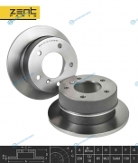 Z06122_диск тормозной задний!| Omn MB 209 Sprinter