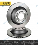 Z06167_диск тормозной задний!| VW T5|Touareg 2.0-6.0|1.9-5.0TDI 02>
