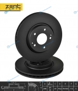 Z06288_диск тормозной передний!| SsangYong New Action G20|D20 10>
