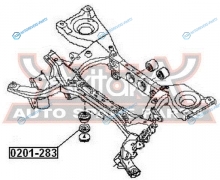 0201-283 Сайлентблок дифференциала | зад правлев