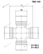 TMZ-109 Крестовина карданного вала TOYO