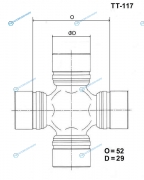 TT-117 Крестовина карданного вала TOYO