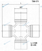TM-171 Крестовина карданного вала TOYO