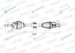 223084 Привод в сборе | прав 2123