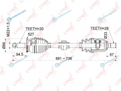 CD-1060A Привод в сборе | перед лев|