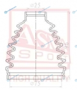 ASBT-CY2 Пыльник ШРУСа (комплект без смазки)