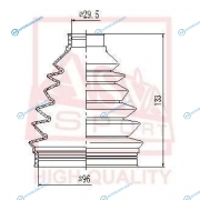 ASBT-ME164 Пыльник ШРУСа внешний (комплект без смазки)