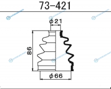 73-421 Пыльник ШРУСа внешнего