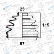 BD0310 Пыльник привода Avantech