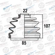 BD0803 Пыльник привода Avantech