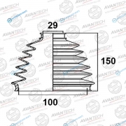 BD0120 Пыльник привода Avantech