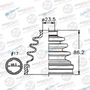 BD0228 Пыльник привода Avantech