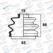 BD0606 Пыльник привода Avantech