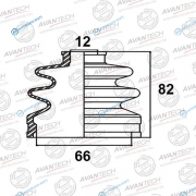 BD0306 Пыльник привода Avantech