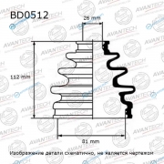 BD0512 Пыльник привода Avantech