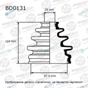 BD0131 Пыльник привода Avantech