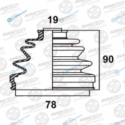 BD0305 Пыльник привода Avantech