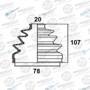 BD0217 Пыльник привода Avantech