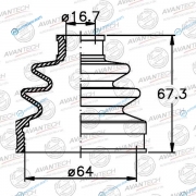 BD0229 Пыльник привода Avantech