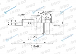 329029 ШРУС внешний 2627