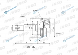 329151A ШРУС внешний 2623 ABS 48