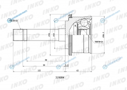 319094 ШРУС внешний 2624
