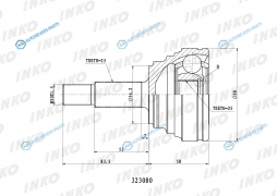 323080 ШРУС внешний 2325