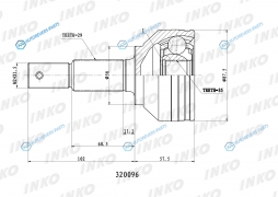 320096 ШРУС внешний 2935