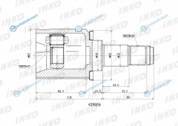 429056 ШРУС внутренний 2427