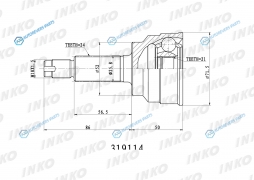 319114 ШРУС внешний 2421