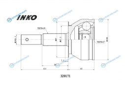 320171 ШРУС внешний 2927