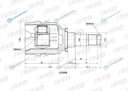 429098 ШРУС внутренний 2027